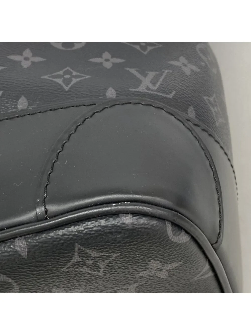 Louis Vuitton Backpack Monogram Eclipse Steamer Black